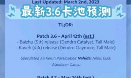 最新3.6卡池爆料,新角色与限定皮肤大揭秘，惊喜连连！